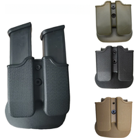 Tactical 9mm Double Magazine Pouches for Glock 17 Beretta M9 M92 Colt 1911 Hunting Universal 9mm .40 Mag Holster Mag Holster