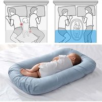 Newborn Folding Sleeping Baby Crib Nest Lounger Portable Bassinet Travel Bed Bassinet Bumper