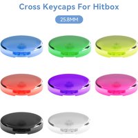 Haute42 25.8mm Cross keycaps hitbox for Leverless Controller Hitbox Button Caps For Arcade Stick Controller DIY Game Keycaps