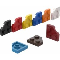 25pcs compatible with MOC parts 26601 wedge board 2x2 angled DIY building blocks children's construction creative toys