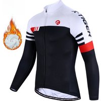 AliExpress X-TIGER Winter Bike Jersey Men's Long Sleeve Thermal FleeceCycling Jersey with Pockets Road Bicycle Shirt