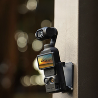 For DJI Osmo Pocket 3 Magnetic Camera Desktop Base Stand Holder Expansion Adapter Mount Bracket Adjustable Clip Clamp Mount