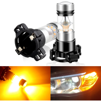 2pcs PY24W LED Canbus No Hyper Flash PY24W 5200 5200s 12190NA PY24WNA LED Signal Light Bulbs Error Free Amber Yellow