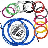 AliExpress mi Xim New Bicycle Shifters Derailleur Brake Cable 4mm/5mm MTB Road Bike Shift and Brake Cable Set Housing Bike Parts