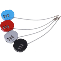 AliExpress NONE Password Lock Steel Wire Rope Password Locks Padlock Luggage Bicycle Spherical Locks Cartoon Password Padlocks