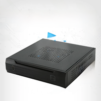 Computer Case QX02 Mini Desktop Case Industrial Control Home Theater Gaming Case Front USB DIY