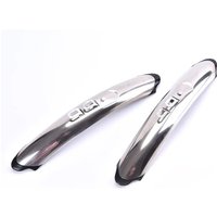 AliExpress Gmarty 1 Pair Retro Bike Front Rear Fenders 700c 27'' Stainless Steel Road Bike Mudguards