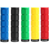 AliExpress riderace RIDERACE Mountain Bike Handlebar Grips Lock on MTB Bicycle Handle Bar Cover Rubber Shockproof Non-Slip Ergonomic Cycling Grips