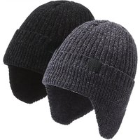 AliExpress NONE LOOGDEEL Winter Outdoor Fleece Hat Men Women Motorcycles Warmth Ear Protection Thick Knitted Cycling Cap Windproof Headwear