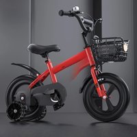 AliExpress TULX Children's Bicycle 2-10 Years Old 12/14/16/18/20 Inch Flash Wheel Widened Auxiliary Wheel Lightweight Design Comfortable