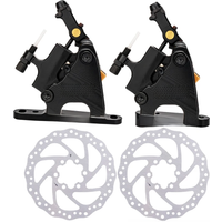 AliExpress ZTTO Road Bike Line Pulling Hydraulic Disc Brake Calipers Flat Mount Front Rear CX Road Bicycle Disc Brake 140 160mm Brake Rotor