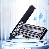 M.2 NVMe SSD to PCIe 4.0 x1 Adapter with Aluminum Heat Sink, High-Speed Expansion Card for 2280/2260/2242 SSDs