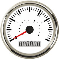 Auto 0-80Mph 80Miles Per Hour GPS Speedometers 0-130Km/H 85mm Waterproof LCD Speed Indicators with Blue Backlight and Antenna