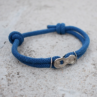 AliExpress Prettyland Biker Charm Bracelet Mens Bracelet Braid Rope Chain Motorcycle Bicycle Style Bracelets Fashion Punk Bangles Jewelry Adjustable