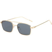 Dropshipping Fashion Square Sunglasses Men Women Metal Sun Glasses Retro Sun Glasses Vintage High Quality Gafas Oculos De Sol