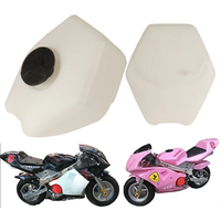 AliExpress Motorcycle Plastic Gas Fuel Petrol Tank With Cap For Chinese 47cc 49cc Two stroke Mini moto Race TV Kids Pocket Bike