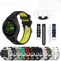 For Garmin Forerunner 255 265 245 645 55 Strap 18 20 22mm Silicone Sports Bracelet For Garmin Venu 2 2S SQ vivoactive 3 4 correa