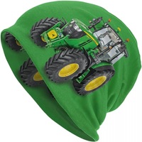 Custom Tractor Skullies Beanies Caps Unisex Winter Knit Hat Men Women Street Adult Bonnet Hats Outdoor Ski Cap