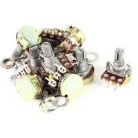 High-quality B500 500 Ohm Potentiometer Single Linear Rotary Taper WH148