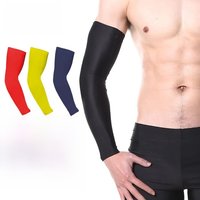AliExpress gobygo GOBYGO 1Pcs Sports Arm Compression Sleeve UV Protection Cycling Sleeves Arm Cover Cuff Basketball Cycling Arm Summer Running