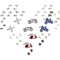 AliExpress TZG 28 Designs Bike Motorcycle Plane Jet Cufflink Men Cuff Link Shipping Bicycle Motorbike Warcraft Fighter Warplane Helicopter