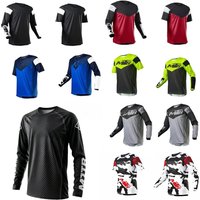 AliExpress NONE 2025 New Kids Quick Dry Motocross Jersey Downhil Mountain Bike DH Shirt MX Motorcycle Clothing Ropa For Boys MTB T-Shirts