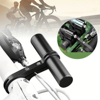 AliExpress NONE Bicycle Handlebar Extension Bracket Alloy Double Frame Extension Bracket Cycling Extension Bracket Bike Clamp Frame Light Clamp