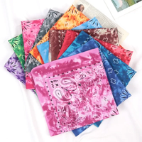 AliExpress XGVOKH Hip Hop Bandana Square Scarf Scarves Seamless Hair Band Square Scarf Design Headwea Cycling Outdoor Tie Dye Paisley Headband