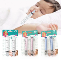 2PCS/lot 10ML Needle Tube Nasal Aspirator For Baby Infant PP Nasal Cleaner Syringe Newborn Children Nasal Washer Nose Washing