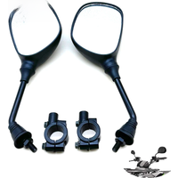 AliExpress HLMORTO 1 Pair Universal 22mm Rearview Mirror Side Convex Mirror For Honda Kawasaki Suzuki Yamaha KTM ATV Dirt Bike 8mm