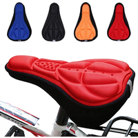 AliExpress NONE Bicycle Saddle 3D Soft Cycling Seat Cover MTB Mountain Bike Thickene Sponge Pad Outdoor Breathable Cushion Bike Accessories