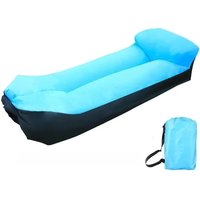 OTAUTAU Inflatable Sofa Lazy Sofa Outdoor Portable Picnic Camping Beach Festival Inflatable Lazy Mattress Inflatable Sofa