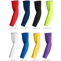 AliExpress NONE WOSWEIR-2PCS Sports Arm Compression Sleeve Basketball Cycling Arm Warmer Summer Running UV Protection Volleyball Sunscreen