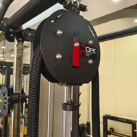 Pulley Cable Machine Full Body Resistance Fitness Endless Rope Trainer Rope Pulling Machine for Workout Upper Extremity Muscle