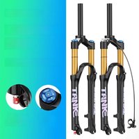 AliExpress TANKE Bike Fork Rebound Adjustable MTB Air Front Suspension 26/27.5/29 Inch 120mm Travel Quick Release Fork Bicycle Accessories