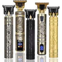 Hot Sale Vintage T9 Electric Cordless Hair Cutting Machine Professional Hair Barber Trimmer For Men Clipper Shaver Beard Lighter