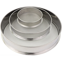 2-500M Round 304 Stainless Steel Lab Sieve Aperture Standard Sifters Shakers Kitchen Flour Powder Filter Screen Soil Strainer