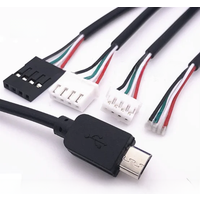 MICRO USB data cable USB Male to MX1.25/PH2.0/XH2.54/ DuPont 4P Android touch screen terminal cable