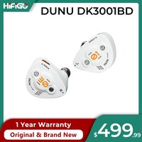 DUNU DK3001BD 1DD+4BA+4Micro Planar Drivers In Ear Monitor Earphone HiFi Wired Hybrid Earphones MMCX with Q-Lock 3.5+4.4 Plugs