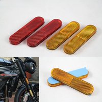 AliExpress Micro dream 2pcs Red Reflectors Plastic Reflectors Motorcycle Fork Reflectors ATV Dirt Bike Truck Sticker Reflector Safety Warning Universal