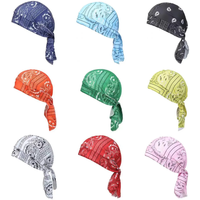 AliExpress HKXY GLOVES Men's Bandana Scarf Cycling Headscarf Handkerchief Head Outdoor Pirate Hat Motorcycle Printed Paisley Multi Color Hip-Hop Dance
