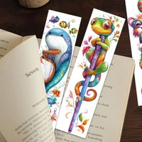 32pcs, Funny Animal Bookmarks, Back to School Season, Christmas, Halloween, Suitable for Teachers, Readers, and Birthday Gifts.