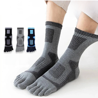 AliExpress VERIDICAL 5 Pairs Toe Sport Short Socks Man Thick Compression Mesh Endurable Fitness Bike Run Outdoor Basketball Travel 5 Finger Socks