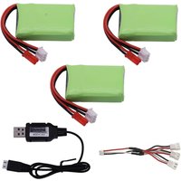 Lithium Battery for Flysky FS-GT5 2.4G 6CH Transmitter parts 7.4V battery with charger for RC Car Boat airplane toys accessories