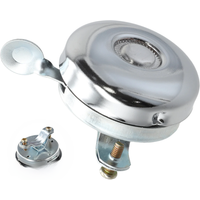 AliExpress NONE Cool Chrome Rotary Double-Sided Metal Classic Vintage Bike Bell Road Mountain Tricycle Retro Bicycle Handlebar Bell Safety