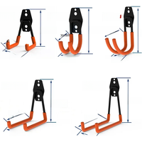 AliExpress NONE 5 Size Heavy Duty Metal Hook Garage Organizer Wall Mount Anti-slip Bicycle Hanger Hooks Storage Hook For Ladders Garden Tool