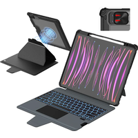 Nillkin For iPad Pro 12.9 Magic Keyboard Case For iPad Pro 11 Magnetic Detachable Backlight Keyboard Cover With Lens Protection