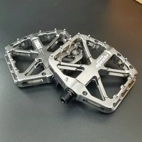 AliExpress shanmashi 2024 new wide polished bicycle pedals Road Bicycle 3 Bearings Pedal Mountain Bike Cycling Anti-slip Pedal