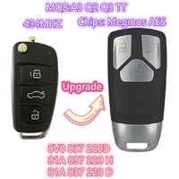 CN008170 434 MHZ MQB Chip Upgrade Flip Schlüssel Zu Smart Remote FCC 8V0837220D 81A837220H Zu 8S0959754FJ für Audi A3 Q2 Q3 KEYLESS GO