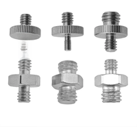 Universal Conversion Screw 1/4 to M4 3/8 Screw Male To Male Adapter Screw Photography Accessories For Dslr Camera Tripod